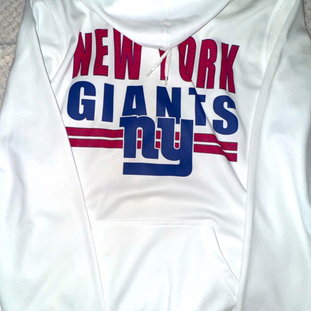 New Women’s NY Giants White Hoodie NFL